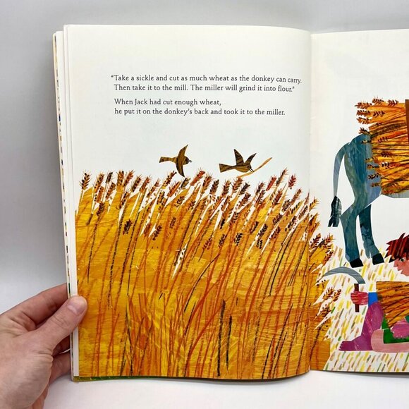 Eric Carle Pancakes Pancakes 1992 Vintage Scholastic Large Book - Picture 4 of 8